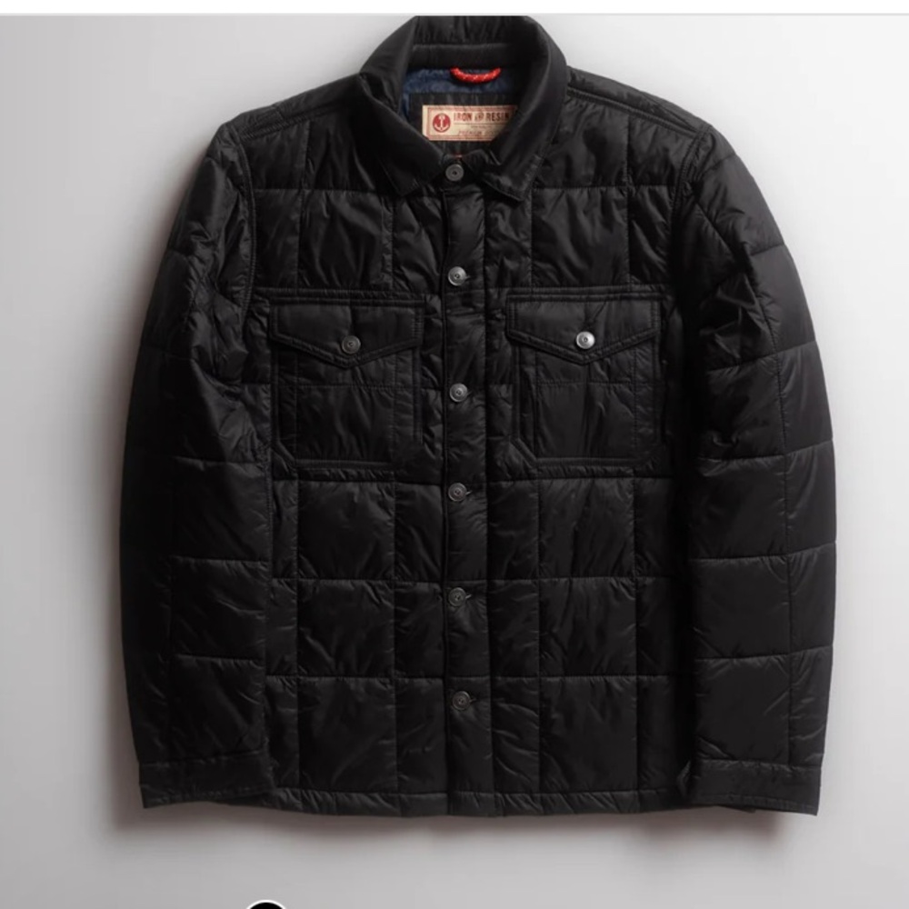 Iron & Resin Black Quilted Rouge Jacket